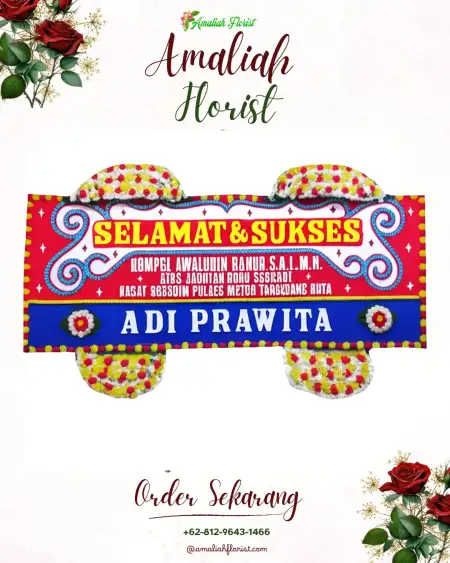 Papan Bunga Ucapan Selamat Banjar Talela